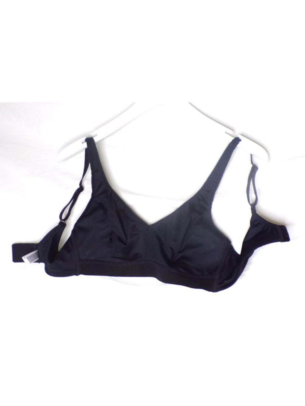🆕WACOAL Inside Job Full Unpadded Wireless Bra 34C Black #852345 - Picture 5 of 8